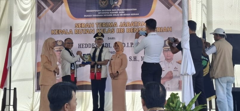 Serah Terima Jabatan Kepala Rutan Kelas IIB Bener Meriah, benar-benar Meriah