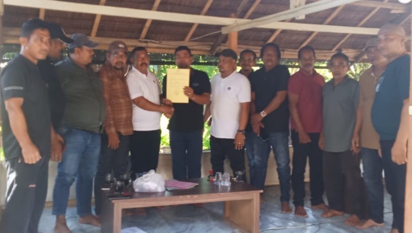 Panglima KPA Wilayah Lhok Tapaktuan Wan Marinir, Serah SK Panglima Muda Daerah Sha kepada Misbahuddin