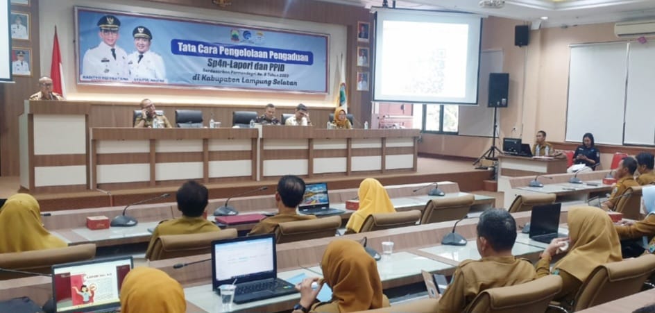 Lampung Selatan Dorong Optimalisasi SP4N-LAPOR Bagi Layanan Publik Lebih Transparan