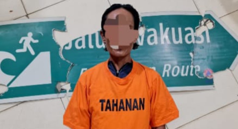 Gol!! Terduga Pelaku Pencurian Rambu Evakuasi Tsunami diringkus Polisi Lampung Selatan