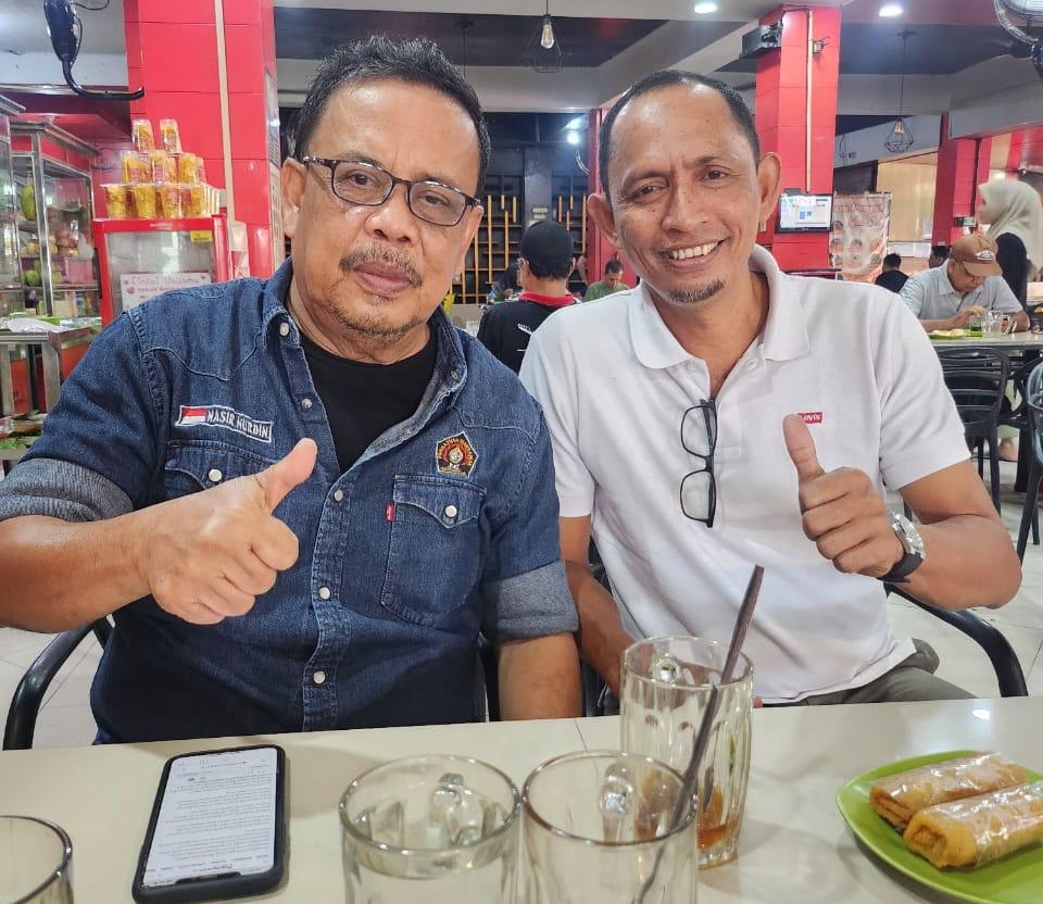 Mantan Bupati Aceh Selatan Tgk Amran Bertemu Ketua PWI Aceh  di Banda Aceh