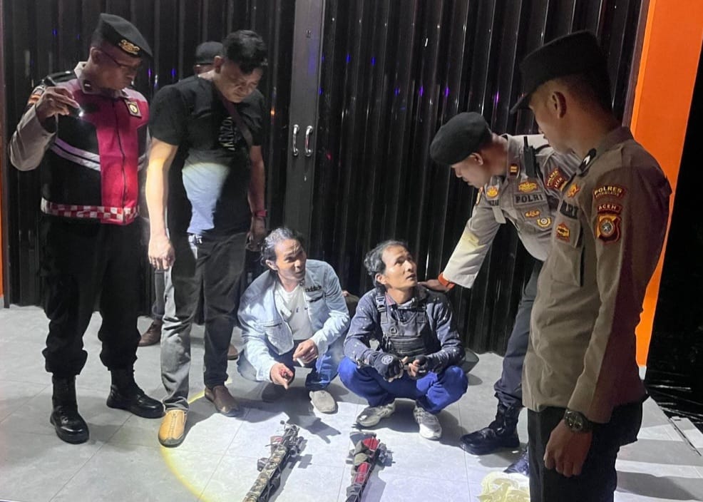 Jempol!! Razia Gabungan TNI-Polri Aceh Selatan, Senjata dan Ganja Kering Diamankan Jelang Damai Aceh ke-20
