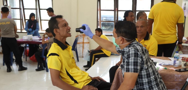 Polda Aceh Periksa Kesehatan berkala Personel Polres Aceh Singkil