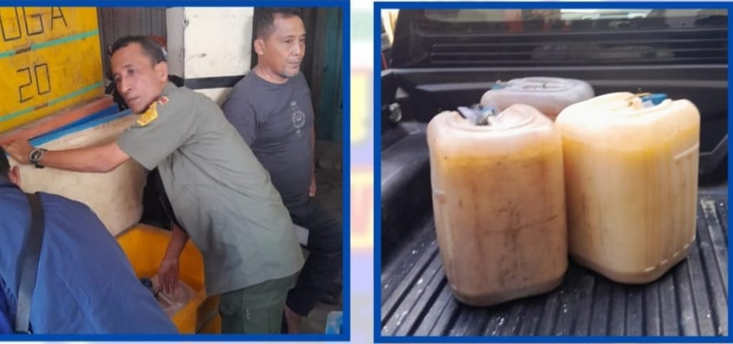 Satpol PP/WH Gerebek Markas Tuak, 3 Jerigen Diamankan di Terminal Tapaktuan