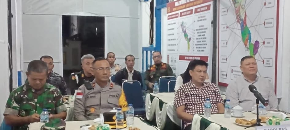 Sambut Tahun Baru 2026, Forkopimda Ikut Vicon Kapolri di Gardu Satlantas Aceh Selatan