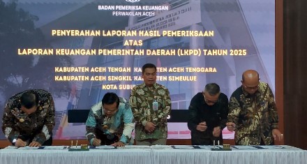 Aceh Singkil kembali Raih Opini WTP dari BPK RI Perwakilan Aceh