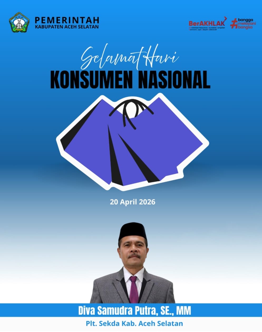 Iklan Hari Konsumen Nasional Plt Sekda