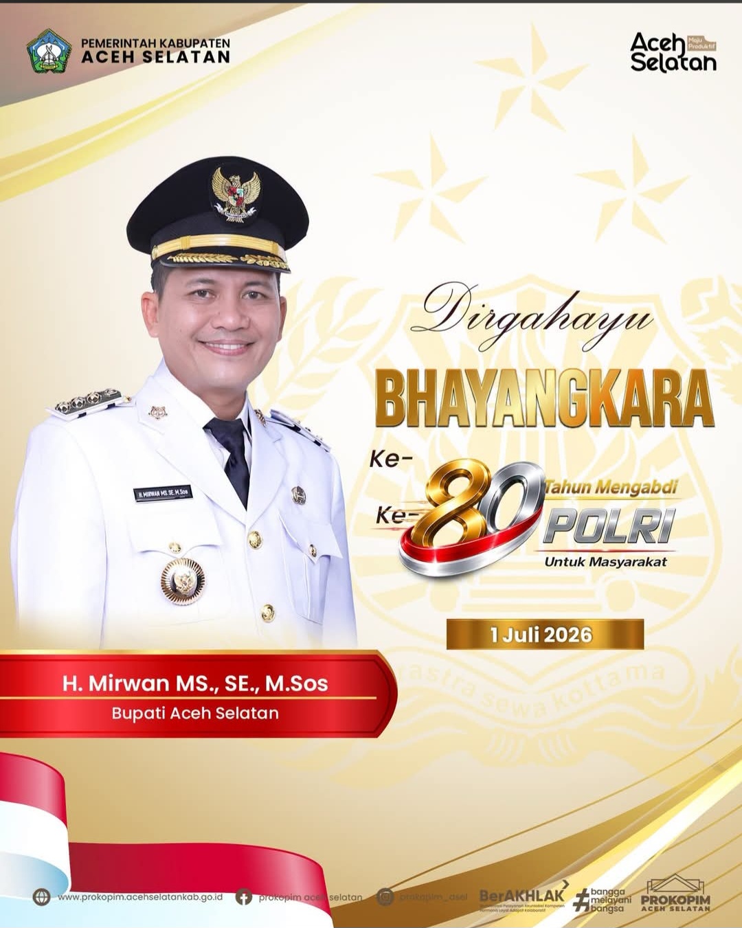 Iklan HUT BHAYAMGKARA 80 BUPATI