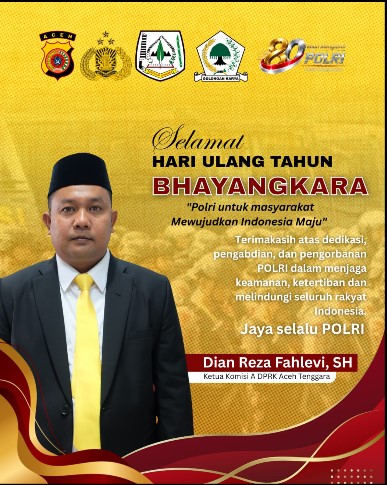 Iklan HUT Bhayangkara 80 Dian Reza