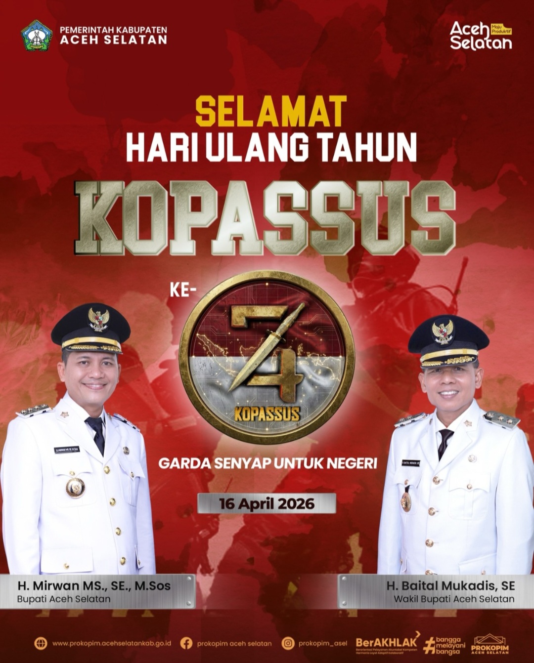 Iklan HUT Kopassus