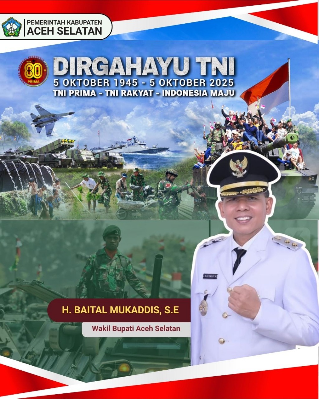 Iklan HUT TNI Wabup