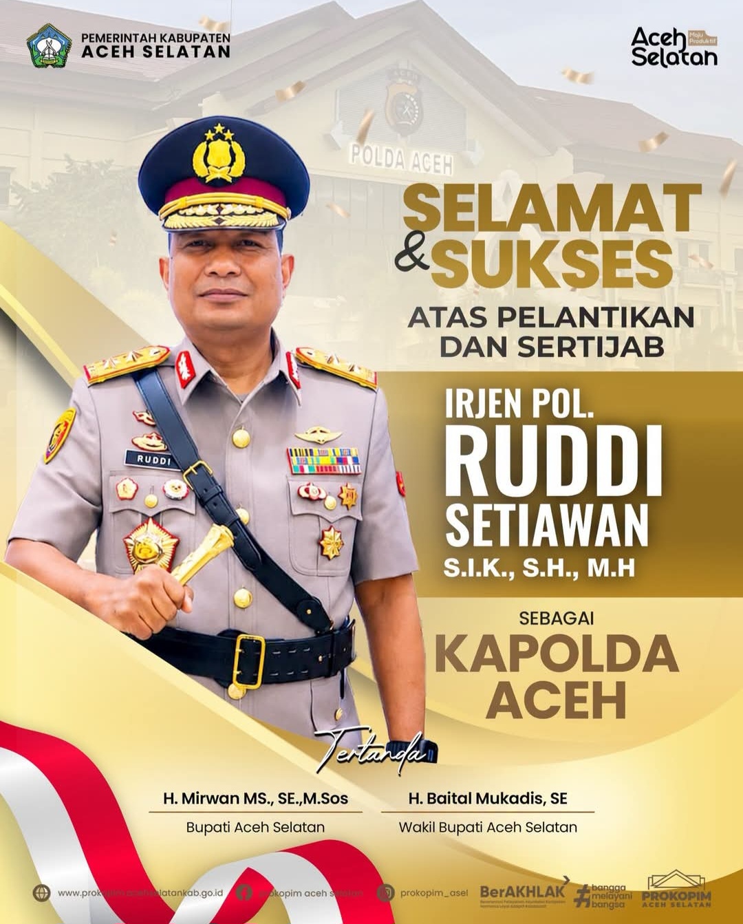 Iklan pelantikan kapolda
