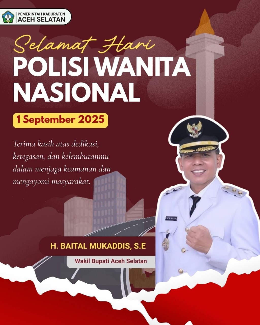 Iklan Wabup Hari Polwan RI