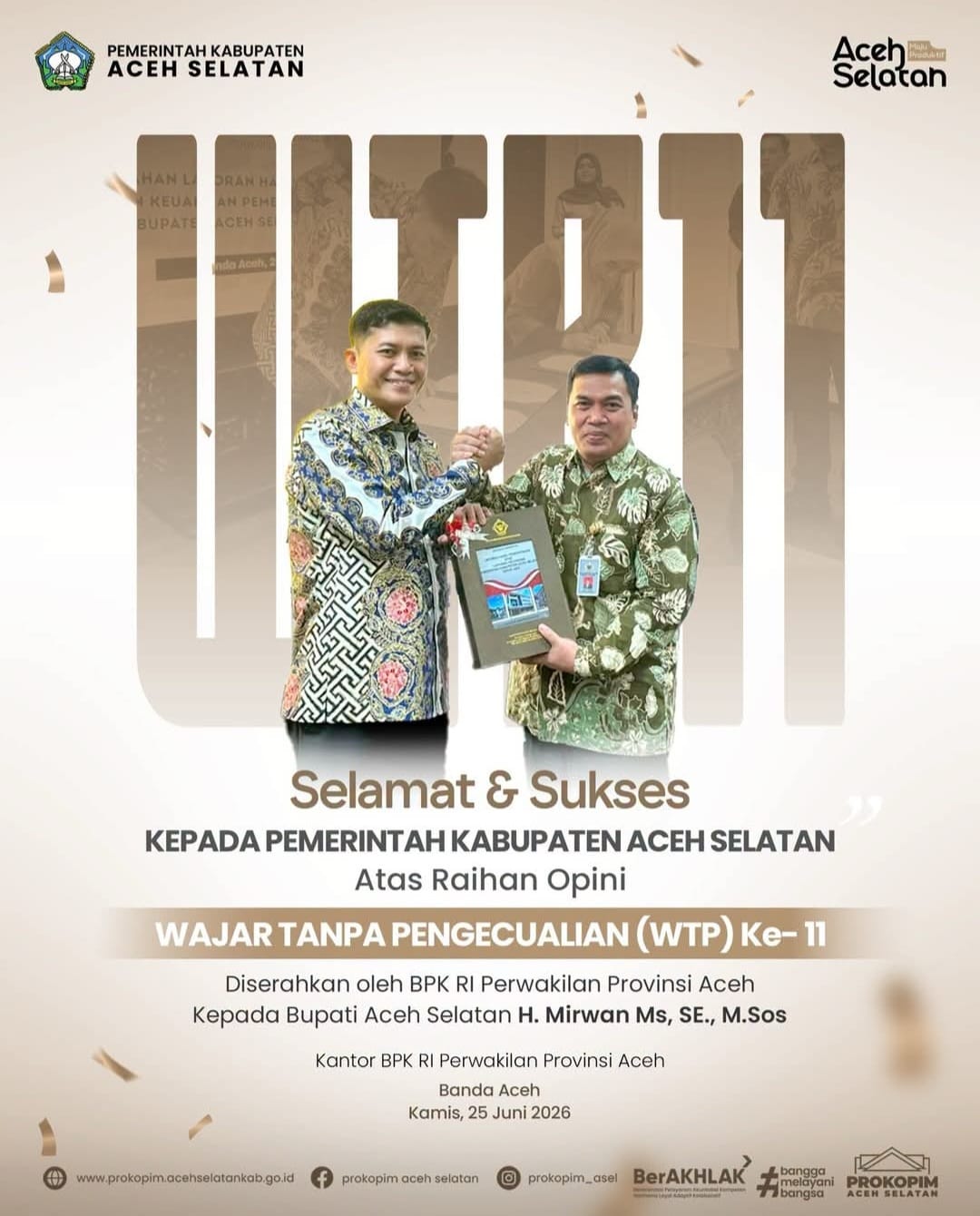 Iklan WTP Aceh Selatan