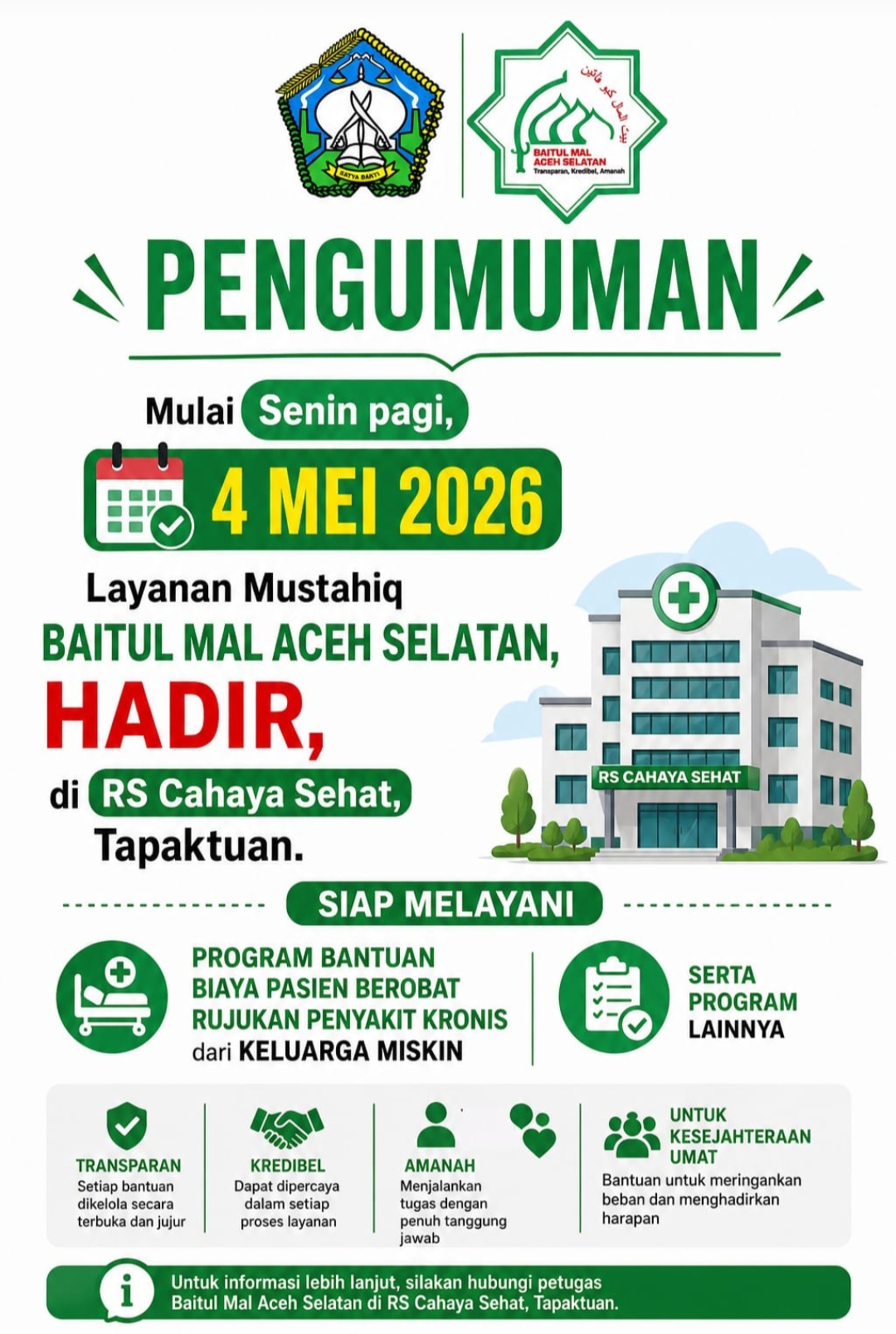 Penguman Baitul mall